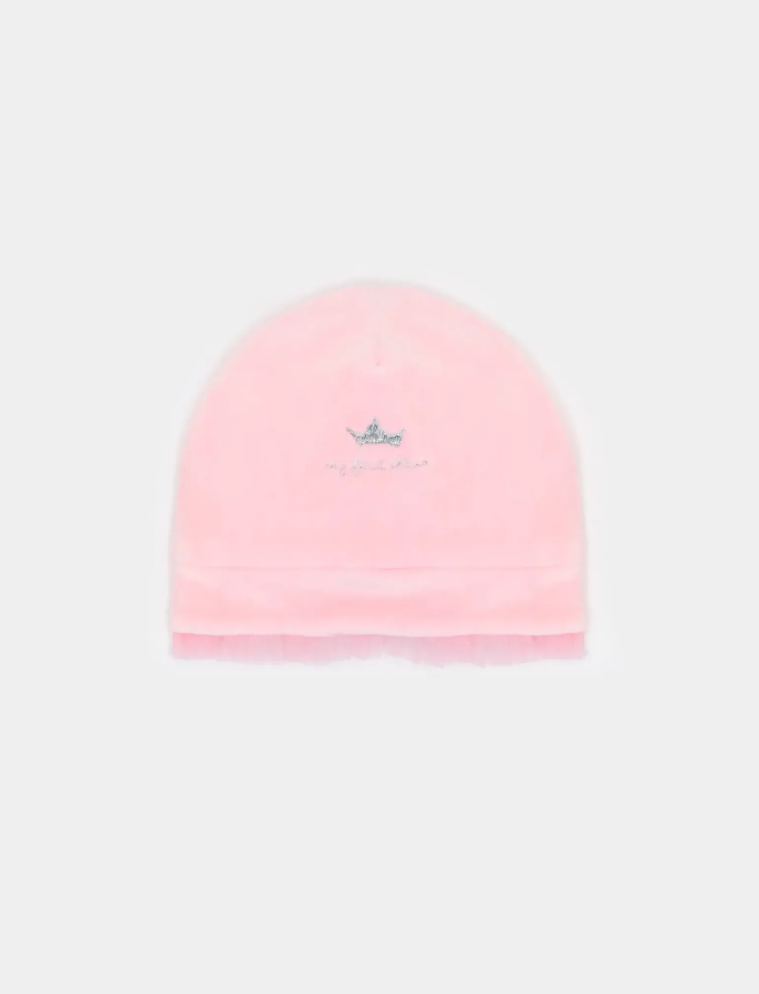 Piazza Italia Neonata|Accessori<Cappello modello cuffia con volant -