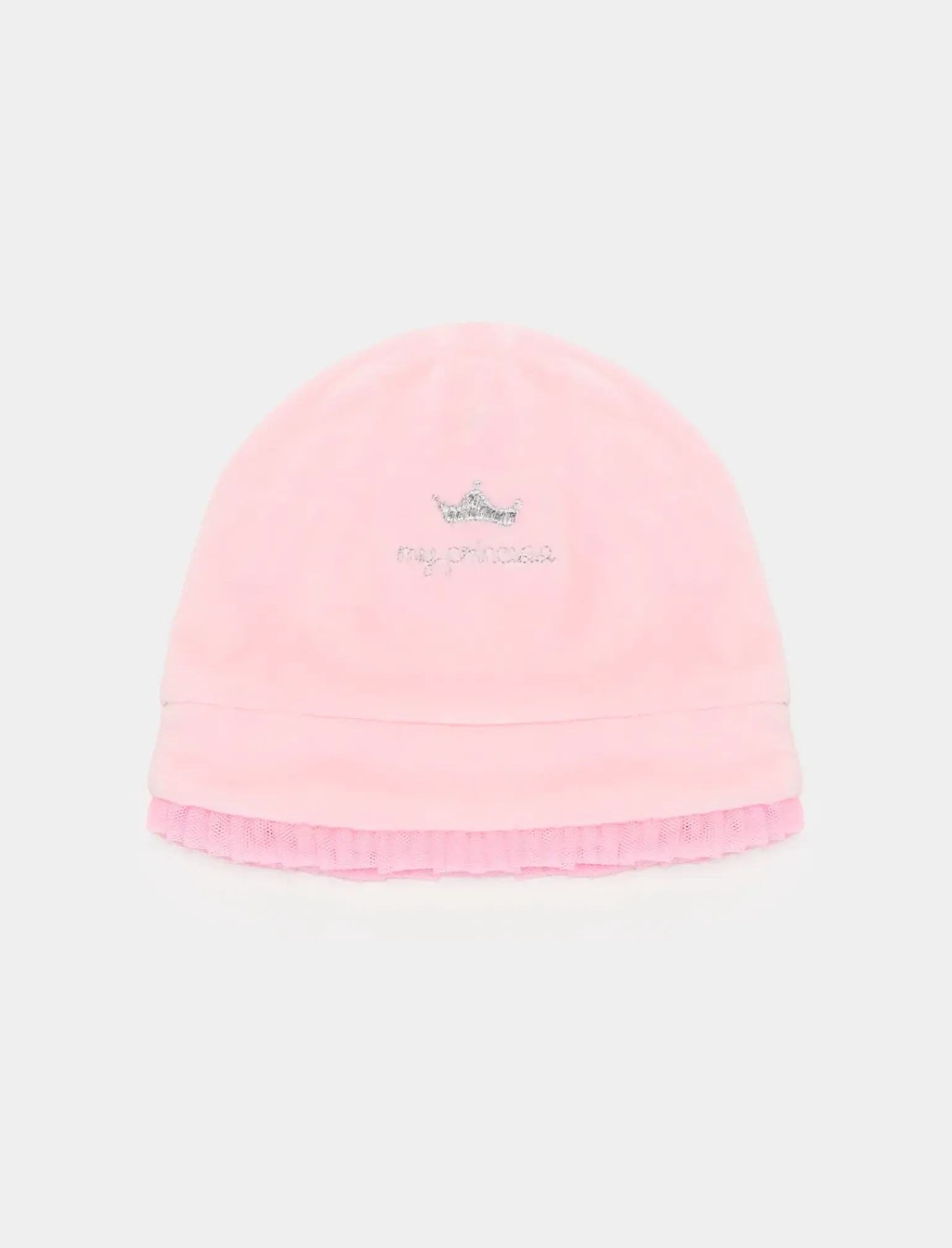 Piazza Italia Neonata|Accessori<Cappello modello cuffia con volant -