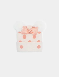 Piazza Italia Accessori<Cappello modello cuffia da neonata con pon pon e fiocco - sporco