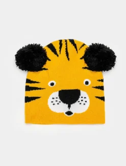 Bambino Piazza Italia Cappelli E Berretti<Cappello modello cuffia da bambino stampa animali - Giallo