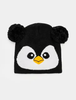 Bambino Piazza Italia Cappelli E Berretti<Cappello modello cuffia da bambino stampa animali - Nero