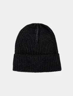 Uomo Piazza Italia Cappelli E Berretti<Cappello modello cuffia da uomo con risvolto - Nero