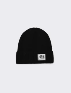 Uomo Piazza Italia Cappelli E Berretti<Cappello modello cuffia da uomo a costine con risvolto - Nero