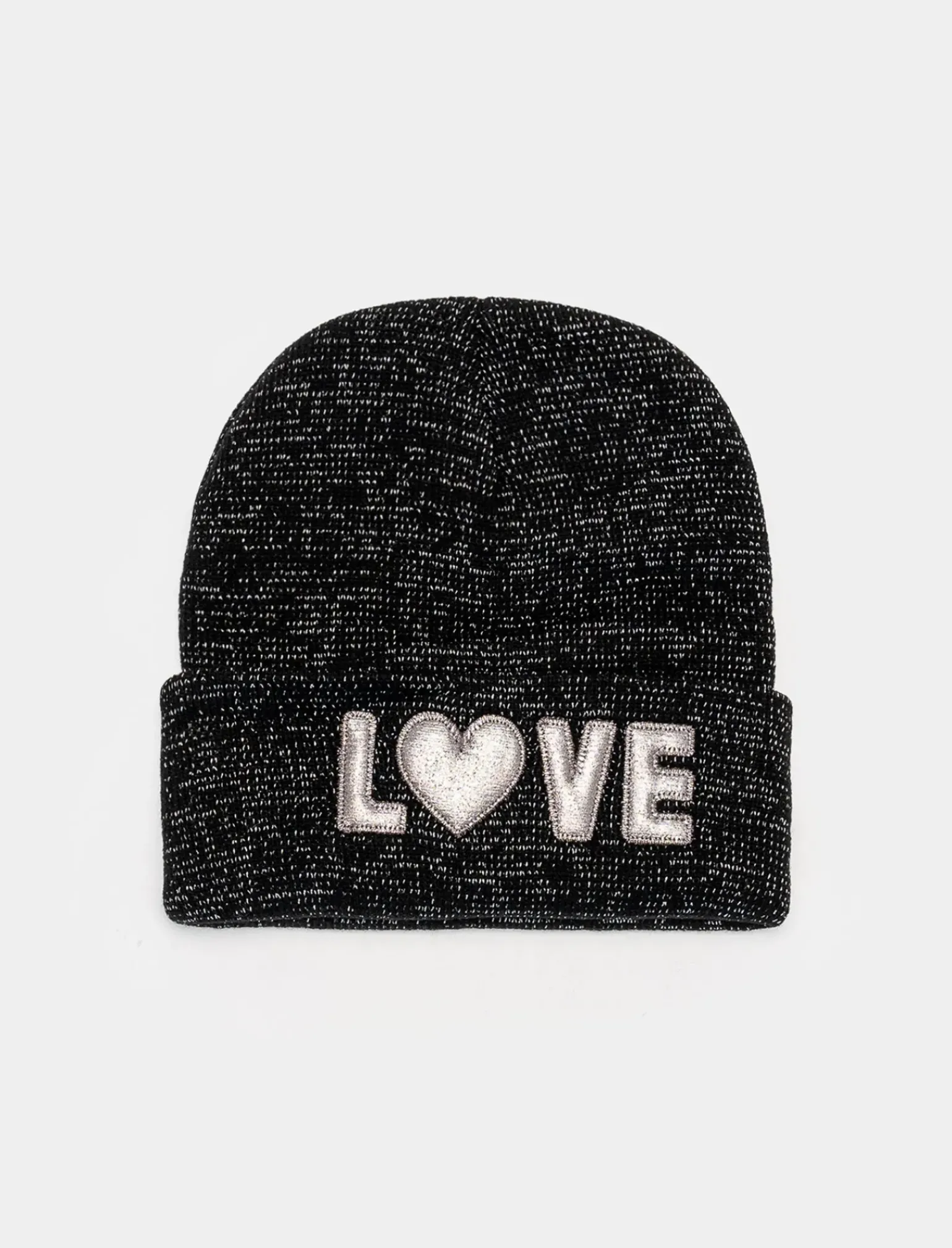 Piazza Italia Cappelli E Berretti<Cappello modello cuffia patch love da bambina - Nero
