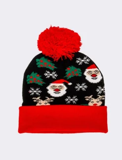 Bambino Piazza Italia Cappelli E Berretti<Cappello natalizio da bambino con pon pon - Rosso