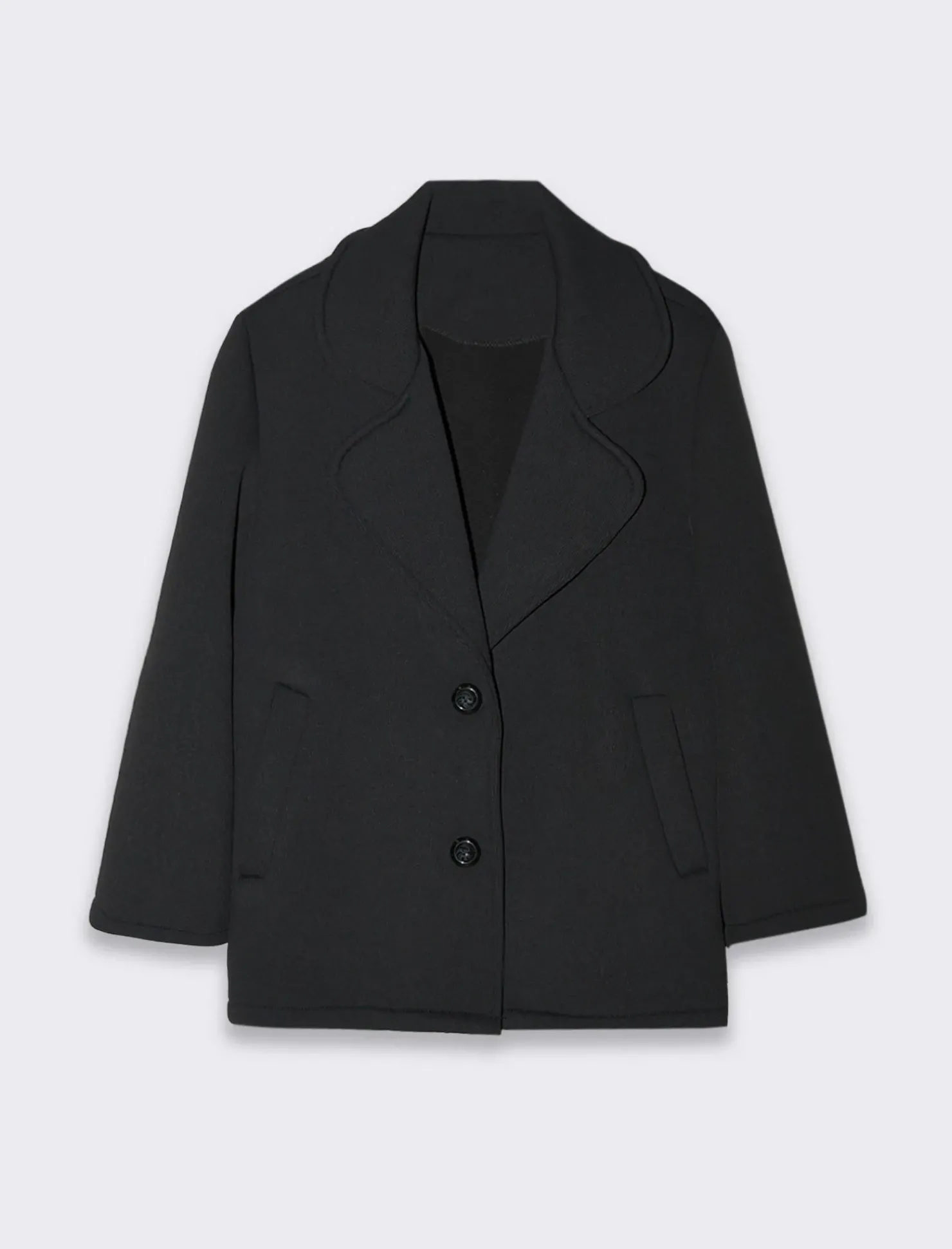 Piazza Italia Cappottino corto con manica a campana - Nero Best