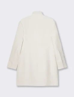 Donna Piazza Italia Giubbini E Cappotti<Cappotto basico lunghezza regular e vestibilità silm - gesso