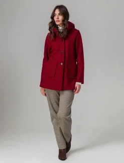 Donna Piazza Italia Giubbini E Cappotti<Cappotto con bottoni in tessuto boucle -