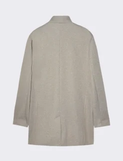 Uomo Piazza Italia Giubbini E Cappotti<Cappotto con collo alla coreana e tasche a filetto sui fianchi - Beige