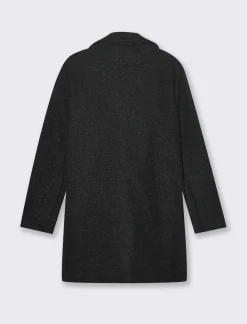 Donna Piazza Italia Giubbini E Cappotti<Cappotto doppiopetto in tessuto bouclè -