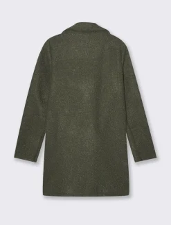 Donna Piazza Italia Giubbini E Cappotti<Cappotto doppiopetto in tessuto bouclè - Ve.milit.