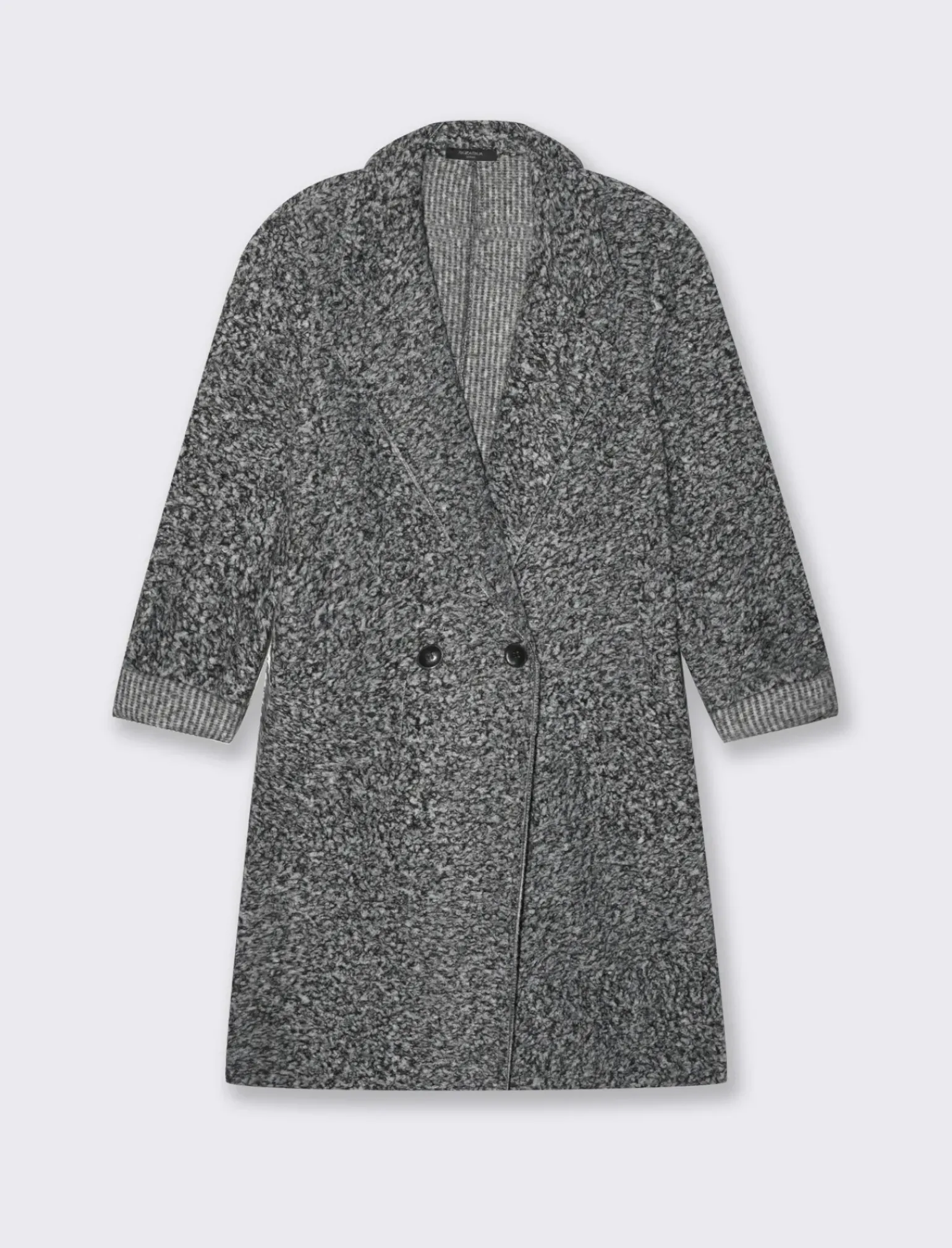 Donna Piazza Italia Giubbini E Cappotti<CAPPOTTO IN TESSUTO BOUCLE' - sale/pepe