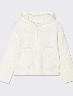 Piazza Italia Neonato|Maglieria<Cardigan con zip cappuccio e tasche frontali -
