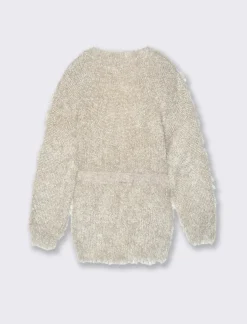 Piazza Italia Bambina|Maglieria<Cardigan lungo con cintura da bambina - Beige