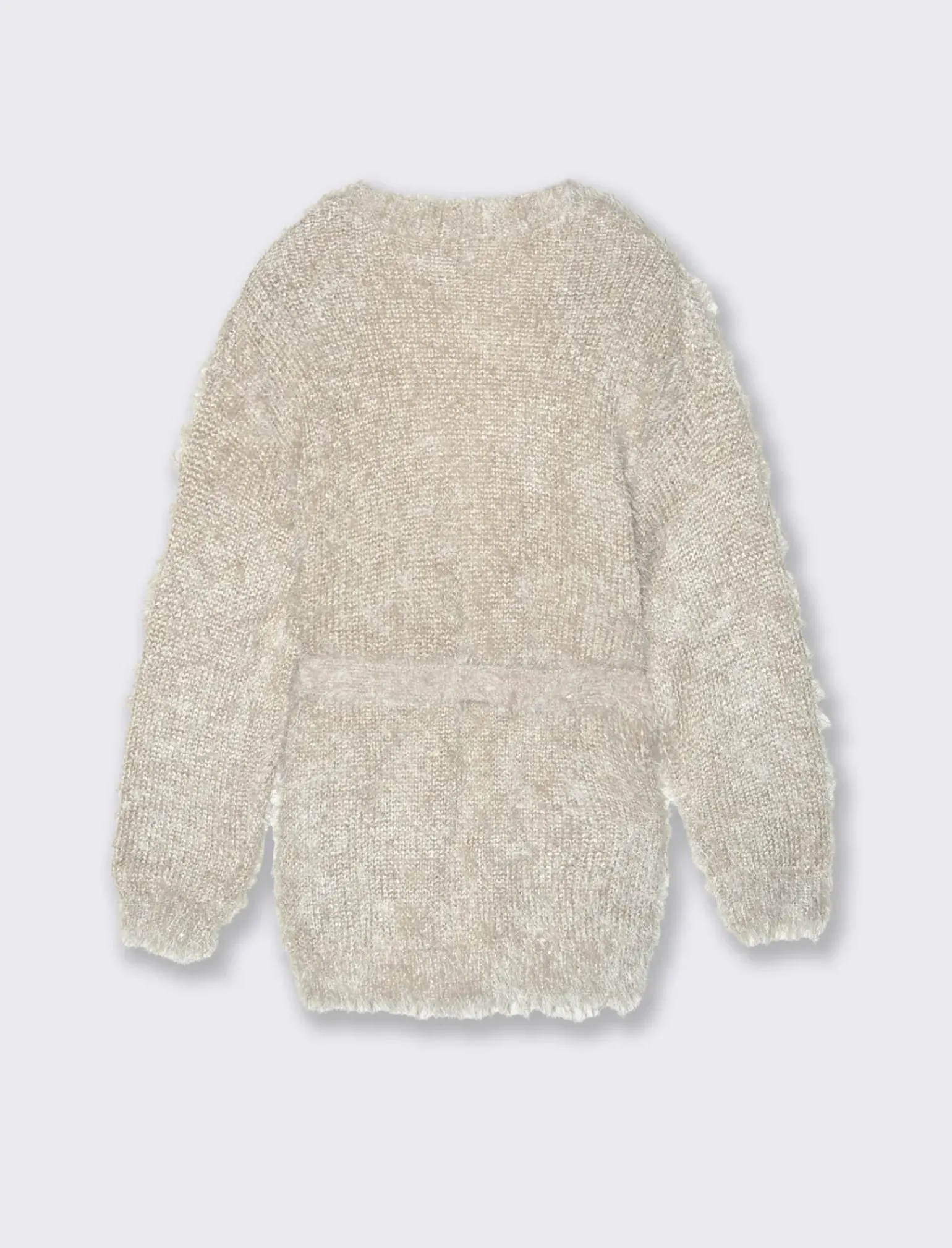 Piazza Italia Bambina|Maglieria<Cardigan lungo con cintura da bambina - Beige