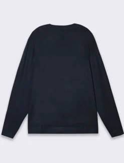 Uomo Piazza Italia Uomo|Maglieria<Cardigan regular fitcon costina al collo - Blu