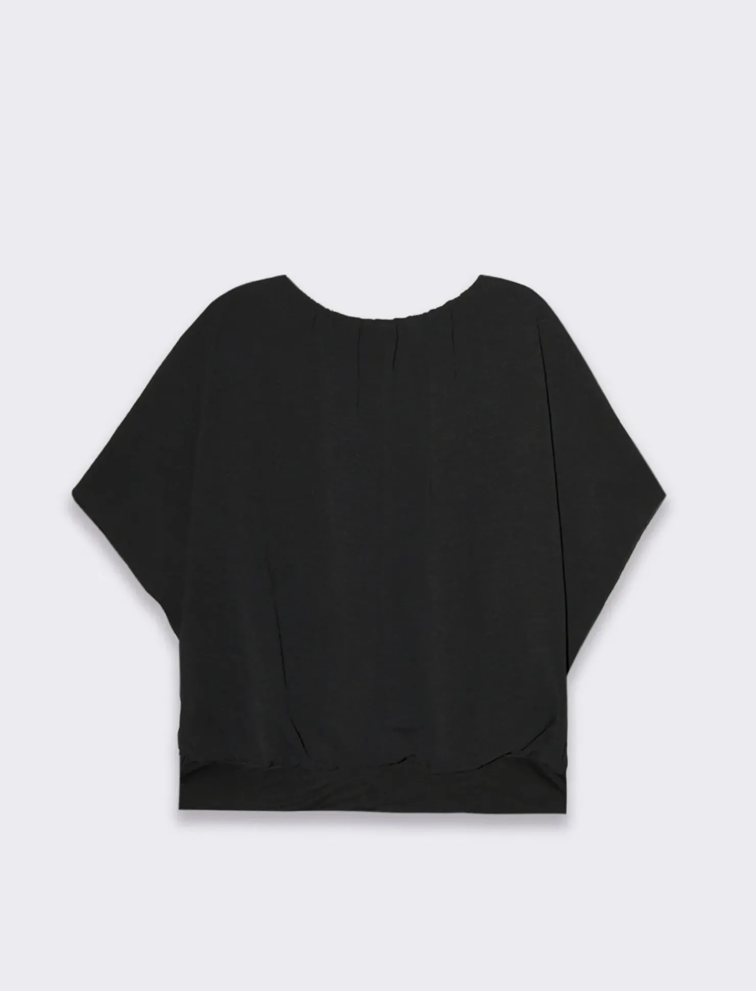 Piazza Italia Casacca a manica corta con collana - Nero Discount