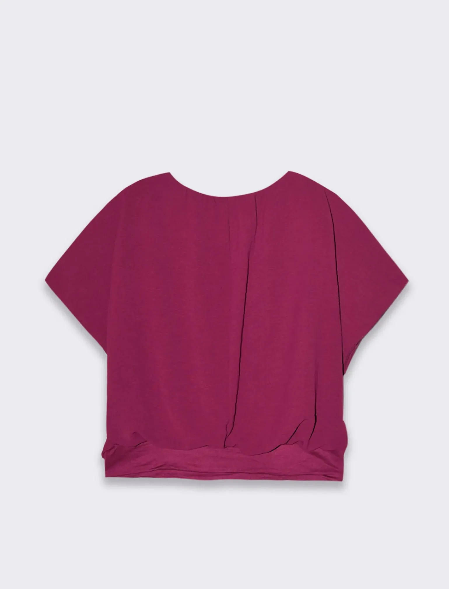 Donna Piazza Italia Camicie E Casacche<Casacca a manica corta con collana - Magenta