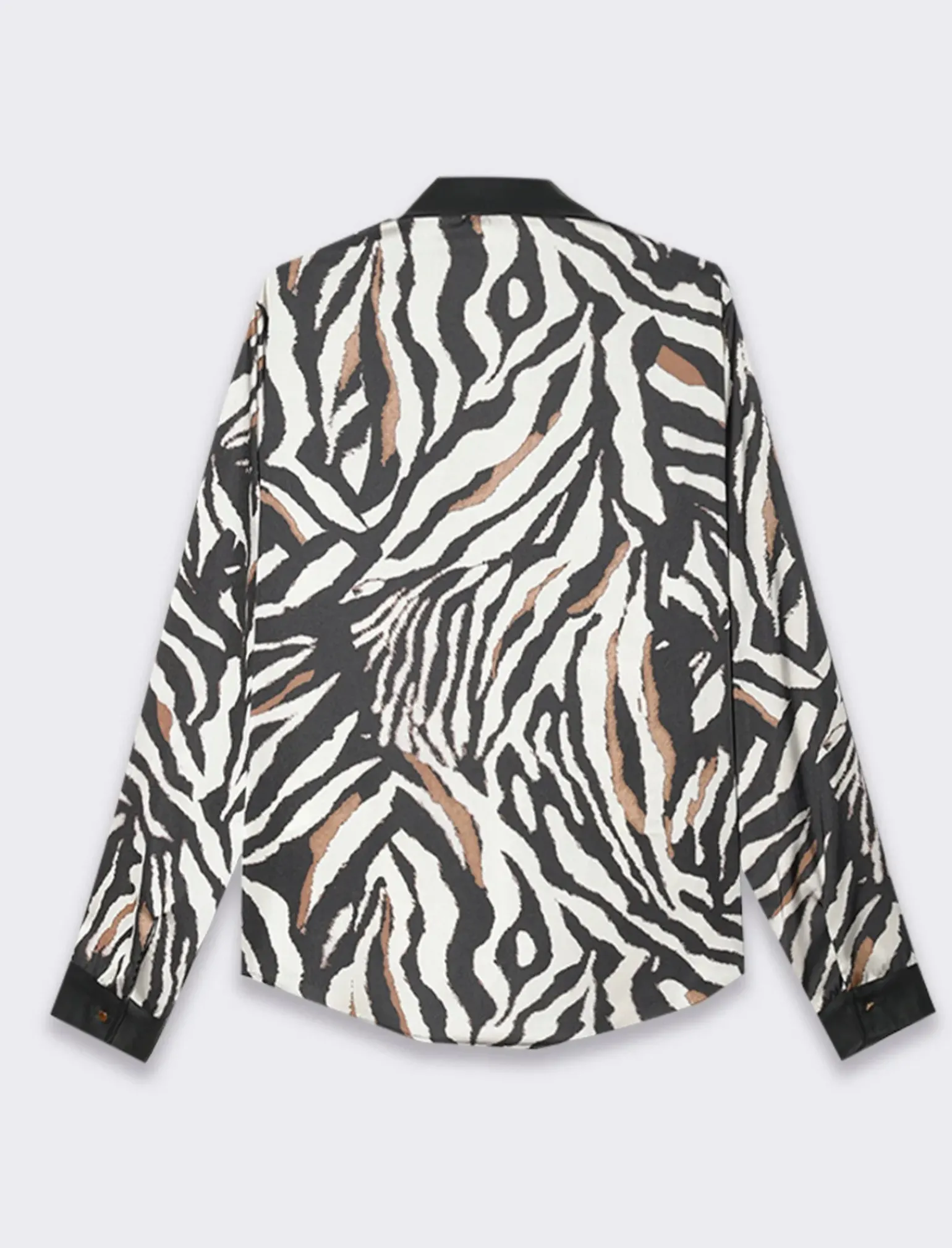 Donna Piazza Italia Camicie E Casacche<Casacca collo camicia stampata - Zebrato