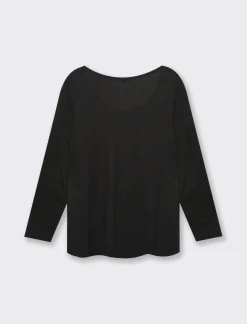 Donna Piazza Italia Donna|Maglieria<Casacca con collana a manica lunga -