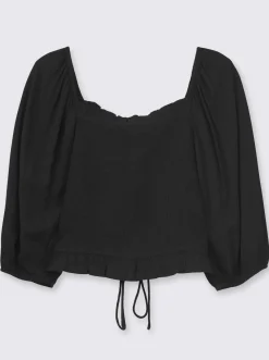 Donna Piazza Italia Donna<Casacca con couisse e arricciature -