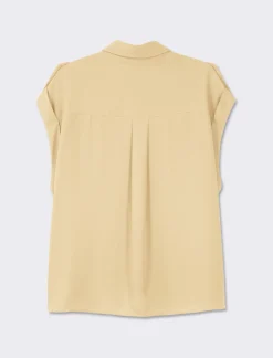 Donna Piazza Italia Donna<Casacca con tasconi e alette alle spalle, vestibilita' comfort , stile military - fieno