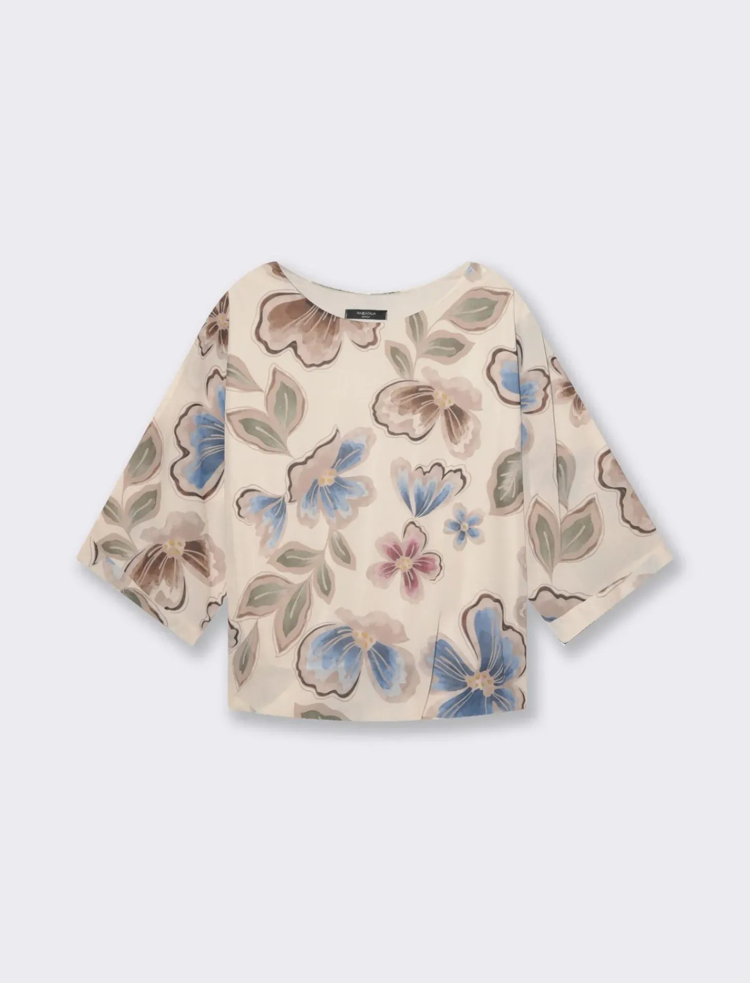 Donna Piazza Italia Donna|Camicie E Casacche<Casacca fantasia con manica a 3/4 da donna - Bordeaux