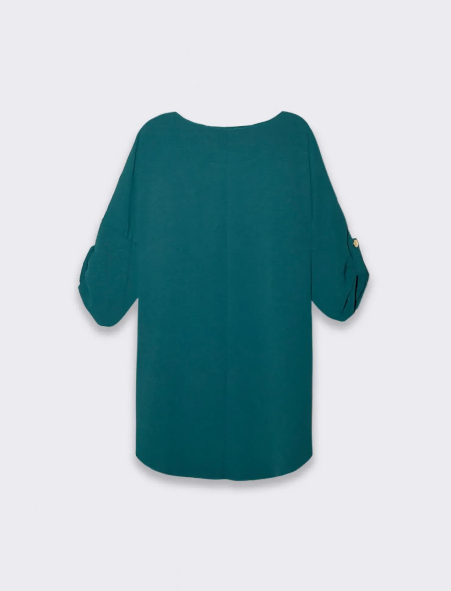 Piazza Italia Casacca girocollo con collana e manica a 3/4 - Ottanio Verde Online