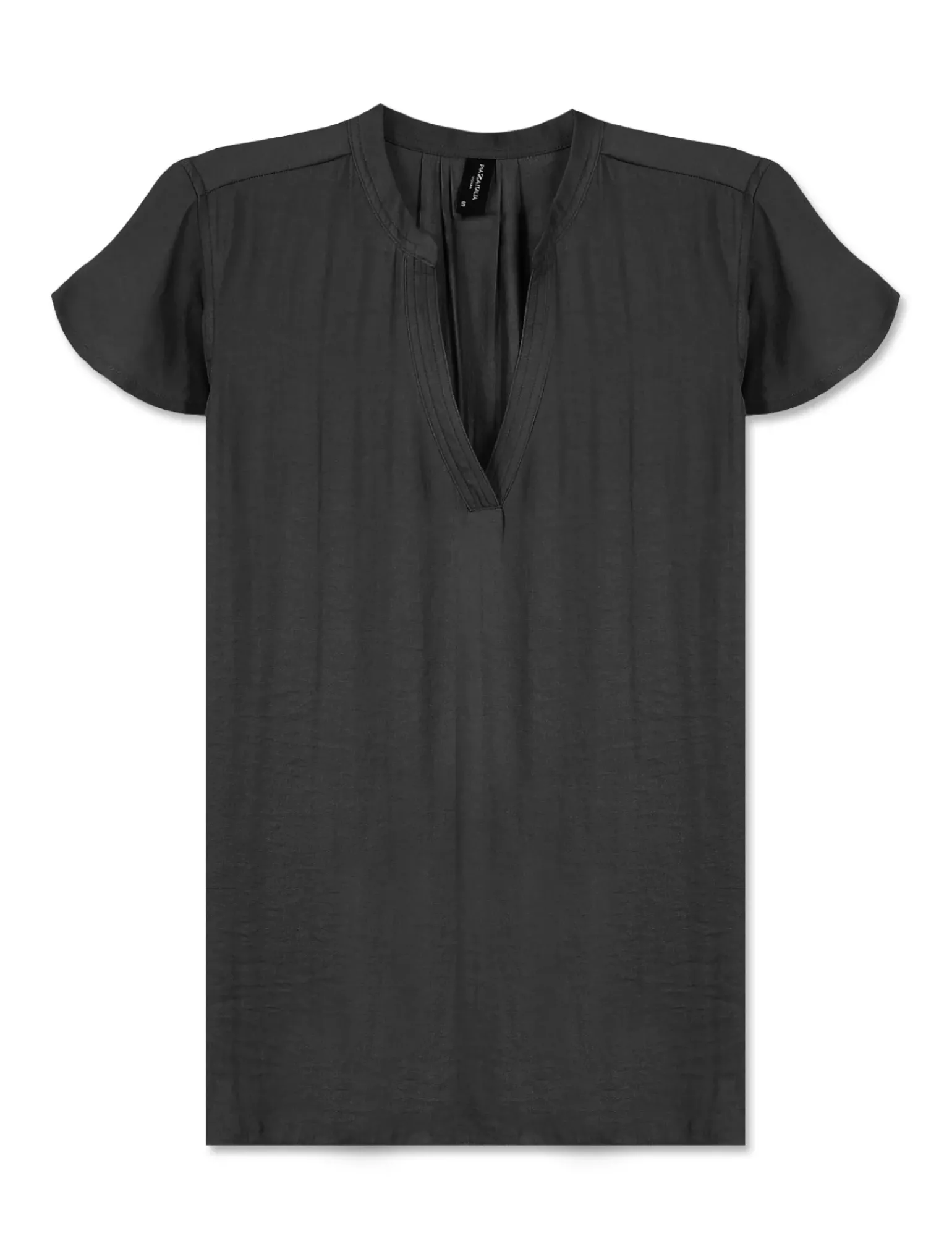 Donna Piazza Italia Camicie E Casacche<Casacca in tessuto fluido, apertura scollo a V e maniche volant -