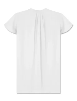 Donna Piazza Italia Camicie E Casacche<Casacca in tessuto fluido, apertura scollo a V e maniche volant -