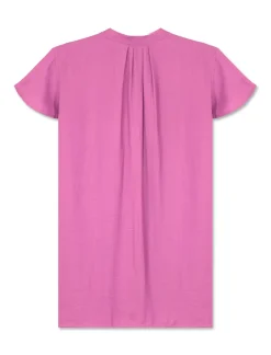 Donna Piazza Italia Camicie E Casacche<Casacca in tessuto fluido, apertura scollo a V e maniche volant -