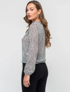 Donna Piazza Italia Camicie E Casacche<Casacca in tessuto leggero e filo effetto metallico - var 2