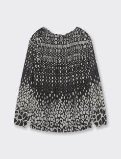 Donna Piazza Italia Donna|Camicie E Casacche<Casacca manica lunga stampata - var 2