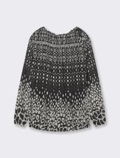 Donna Piazza Italia Donna|Camicie E Casacche<Casacca manica lunga stampata - var 2