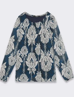 Donna Piazza Italia Donna|Camicie E Casacche<Casacca manica lunga stampata - var 3