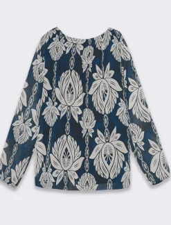 Donna Piazza Italia Donna|Camicie E Casacche<Casacca manica lunga stampata - var 3