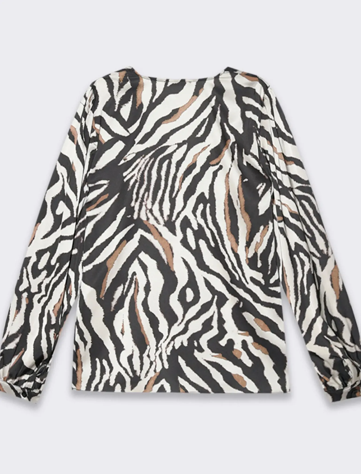 Donna Piazza Italia Camicie E Casacche<Casacca scollo V stampata - Zebrato