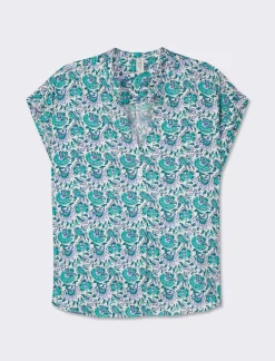 Donna Piazza Italia Donna<Casacca scollo v vestibilita' comfort sviluppata in diverse fantasia - var 1