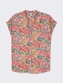 Donna Piazza Italia Donna<Casacca scollo v vestibilita' comfort sviluppata in diverse fantasia - var 2