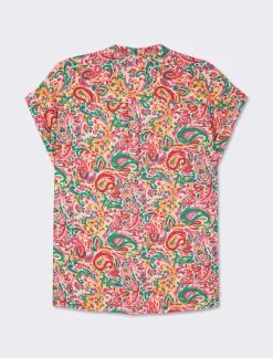 Donna Piazza Italia Donna<Casacca scollo v vestibilita' comfort sviluppata in diverse fantasia - var 2