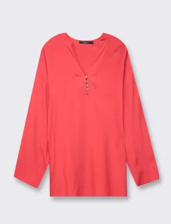 Donna Piazza Italia Camicie E Casacche<Casacca stampata manica 3/4 vestibilità comfort -