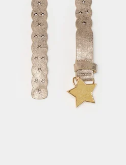 Piazza Italia Bambina|Cinture<Cintura da bambina con fibbia stella altezza - Oro