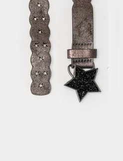 Piazza Italia Bambina|Cinture<Cintura da bambina con fibbia stella altezza - canna di fucile