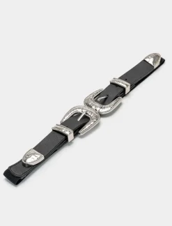 Donna Piazza Italia Donna|Cinture<Cintura da donna elastica con doppia fibbia - -argento