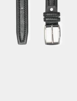 Uomo Piazza Italia Cinture E Bretelle<Cintura da uomo con doppia cucitura centrale -