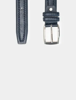 Uomo Piazza Italia Cinture E Bretelle<Cintura da uomo con doppia cucitura centrale -