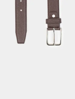 Uomo Piazza Italia Cinture E Bretelle<Cintura da uomo in tessuto fibbia 110 cm e 115 cm -