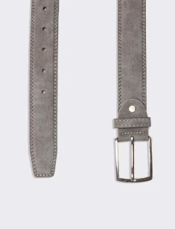 Uomo Piazza Italia Cinture E Bretelle<Cintura da uomo scamosciata lunghezza 110/115 cm -