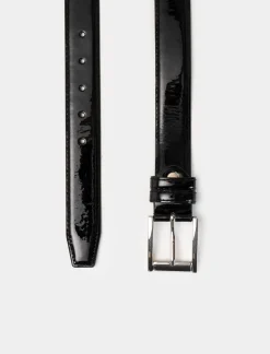 Uomo Piazza Italia Uomo|Cinture E Bretelle<Cintura da uomo vernice liscia 110 cm-115 cm -