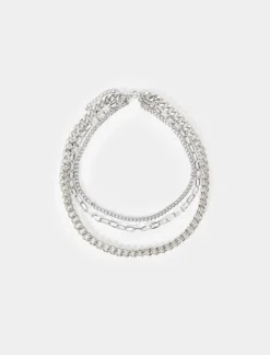 Uomo Piazza Italia Uomo<Collana da uomo catene varie dimensioni -